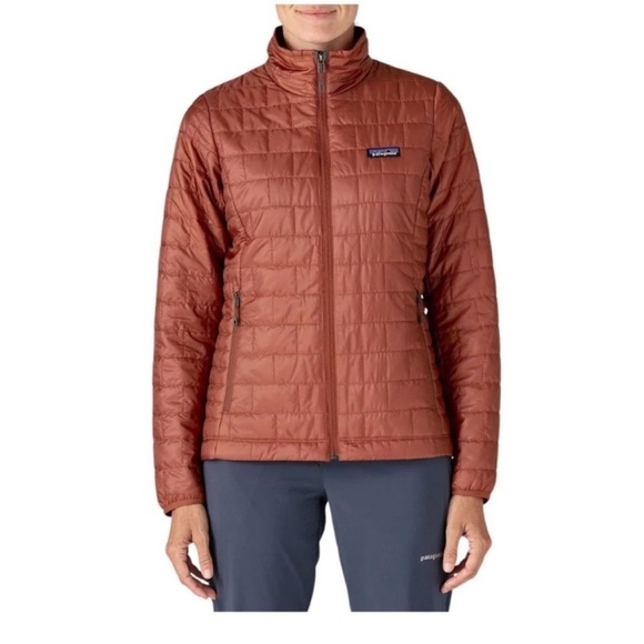 Patagonia Women’s XL Nano Puff Insulated Jacket Burnished Red Puffy NWT - Picture 6 of 10